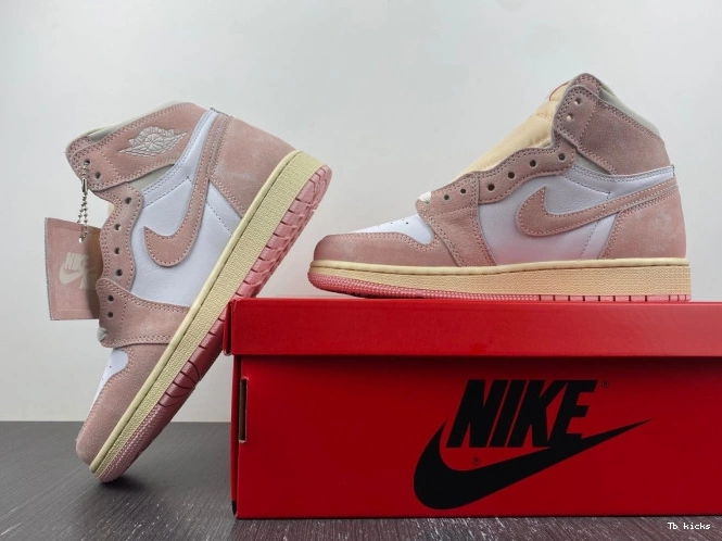 Reps TBK High Retro (Women's) Air Jordan FD2596-600 Washed Pink 1 OG 0818